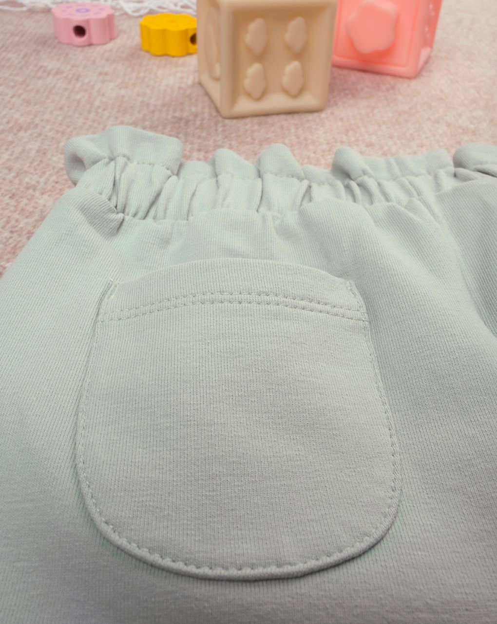 βρεφικό παντελόνι φόρμας πράσινο garden για κορίτσι - Prénatal