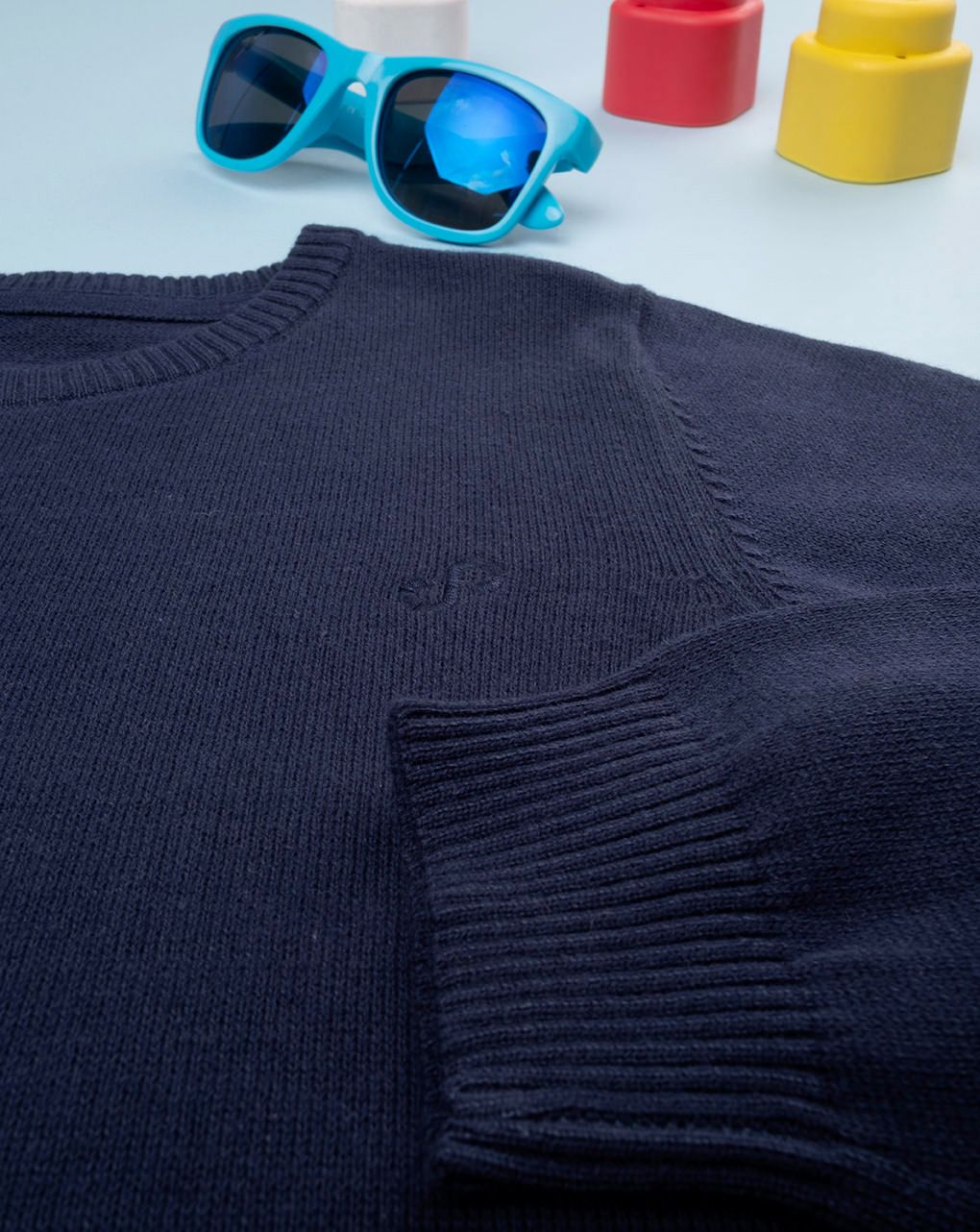 παιδικό πουλόβερ μπλε σκούρο για αγόρι - Prénatal