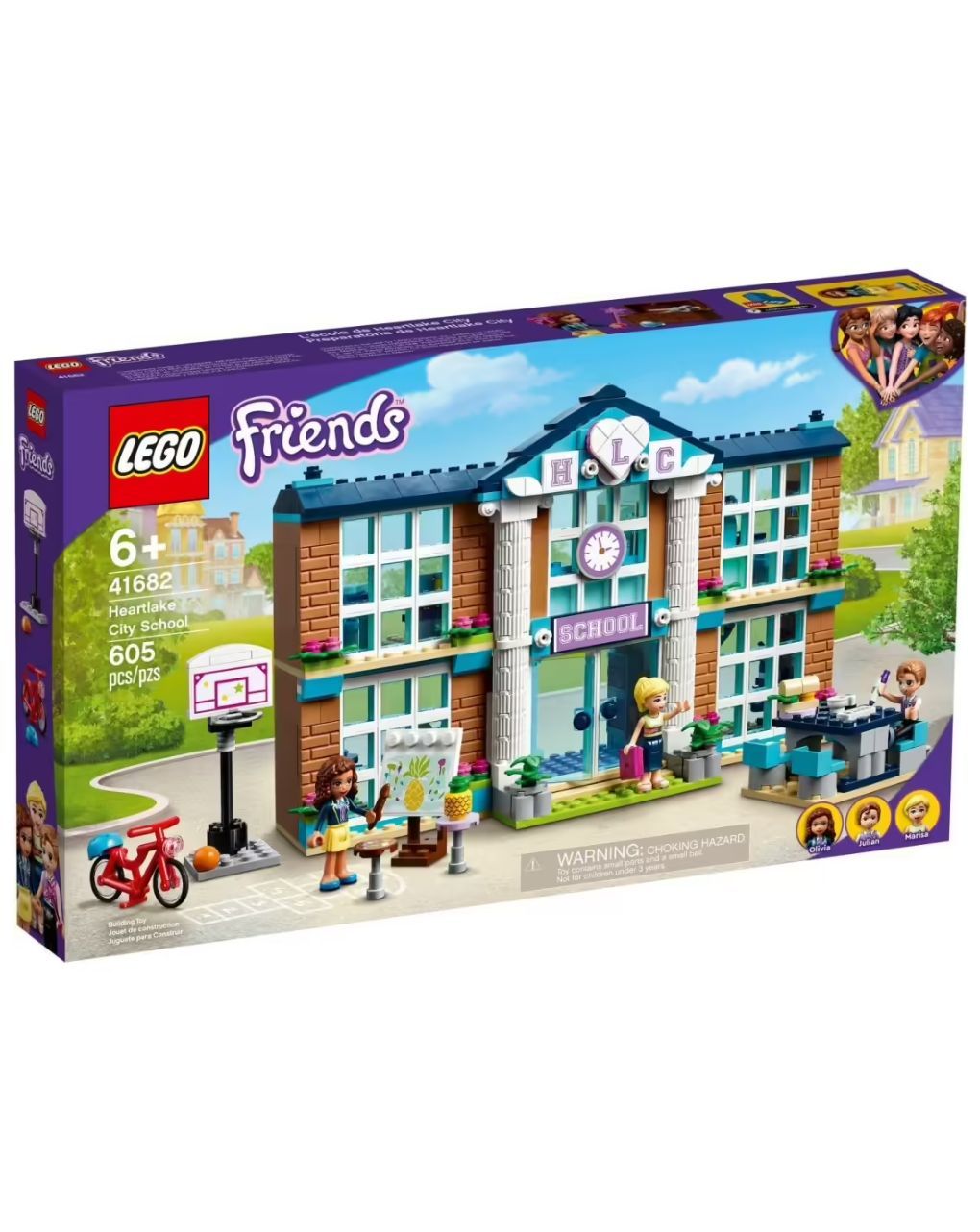 Lego friends σχολείο της χάρτλεϊκ σίτυ  41682