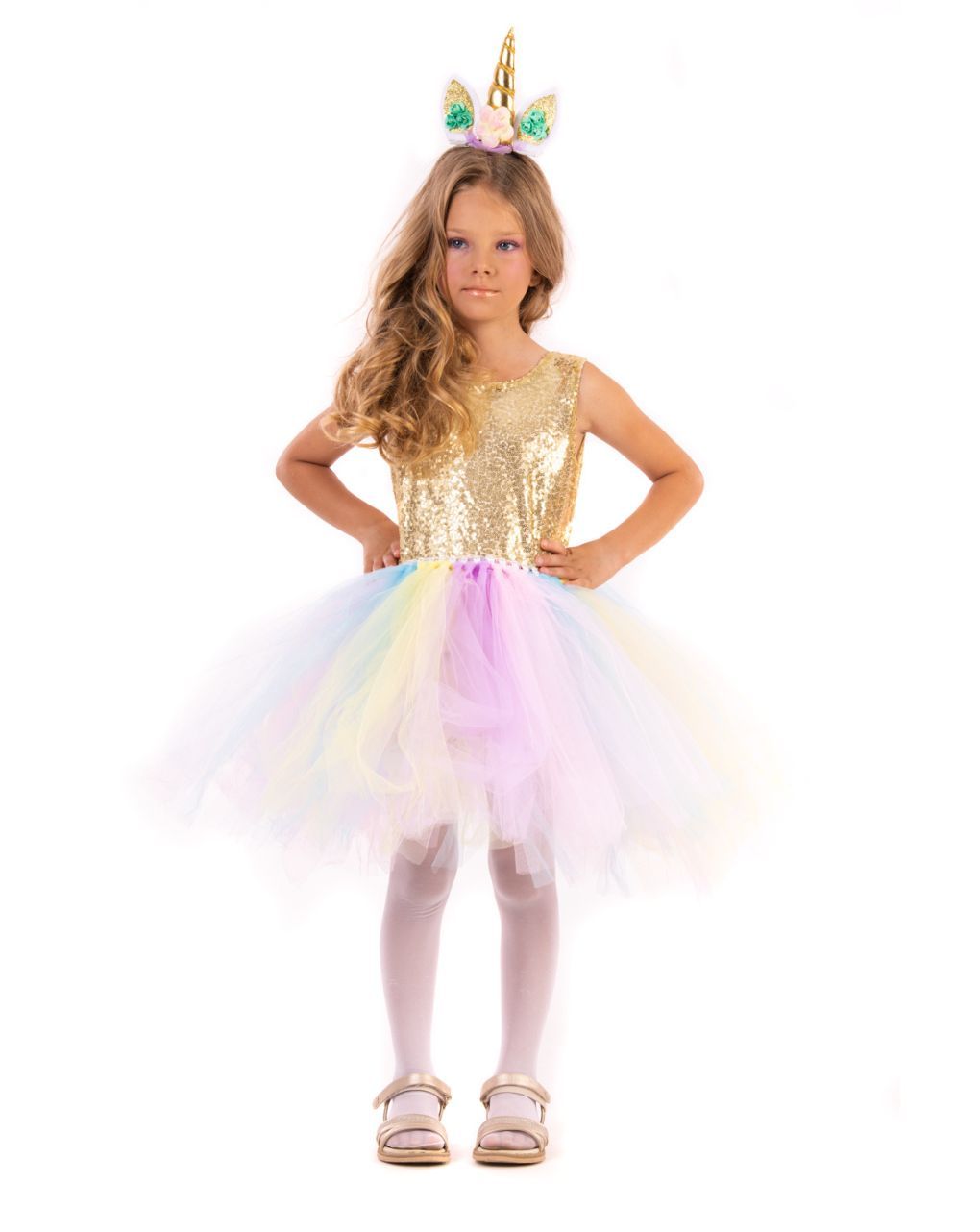 Fun fashion αποκριάτικη στολή sunshine unicorn μεγ.04 136404