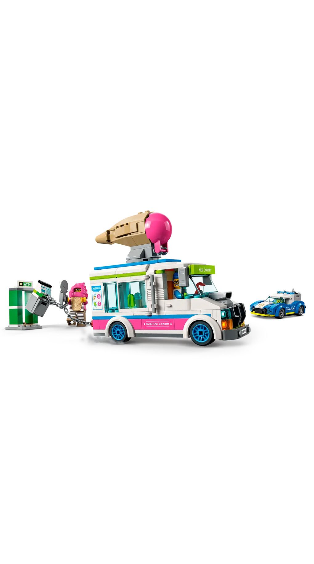 Lego city police αστυνομική καταδίωξη φορτηγού παγωτών 60314 - LEGO, LEGO City