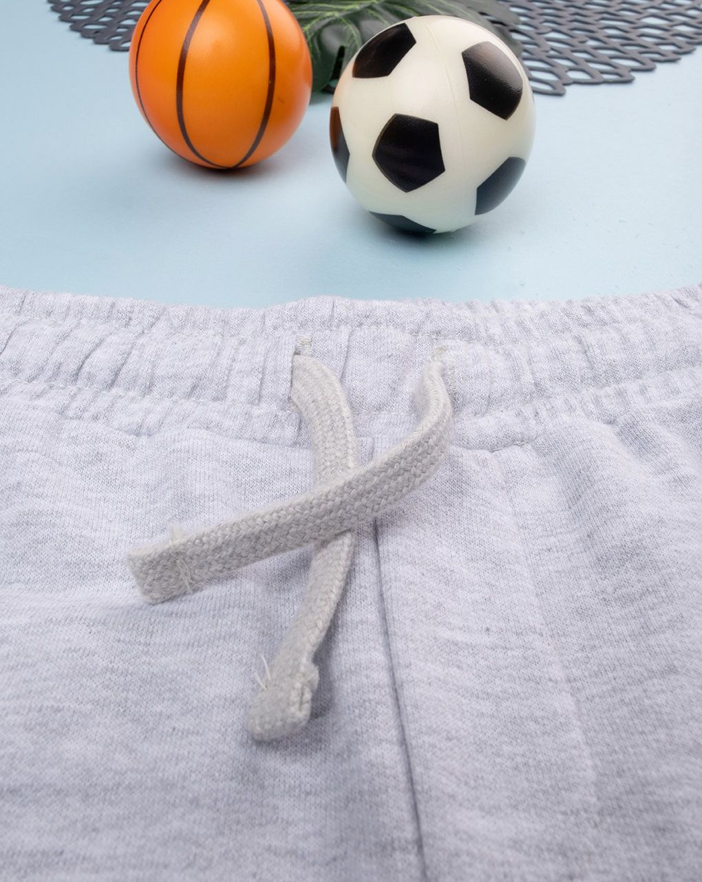 παιδικό παντελόνι φόρμας γκρι break the rules για αγόρι - Prénatal