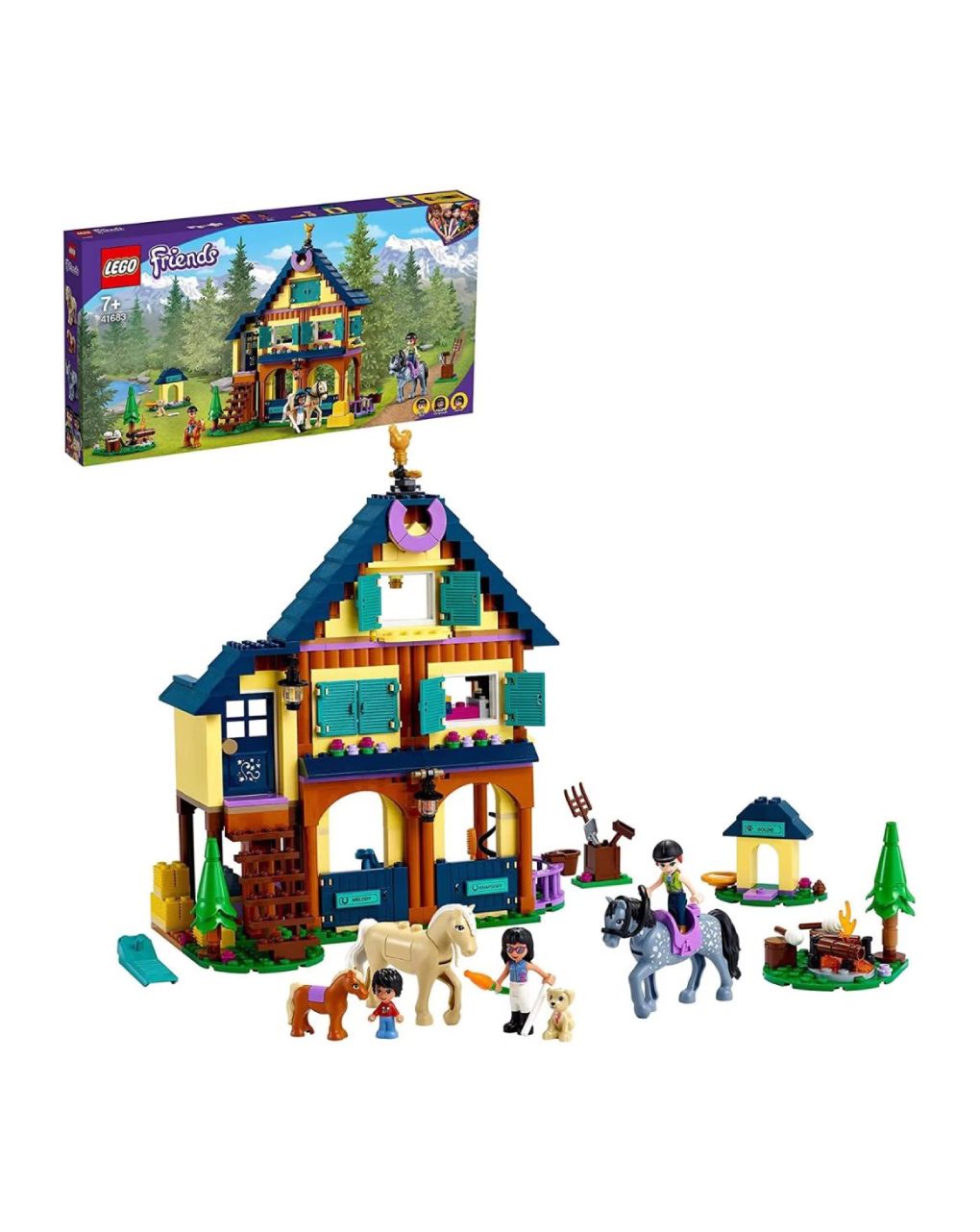 Lego friends κέντρο ιππασίας του δάσους  41683