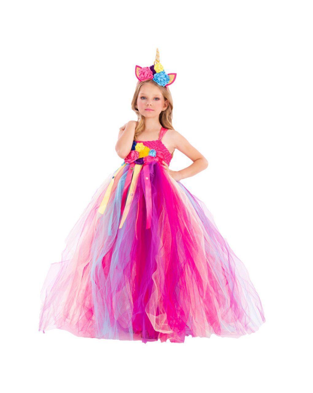 Fun fashion αποκριάτικη στολή pinky unicorn μεγ.08 152308