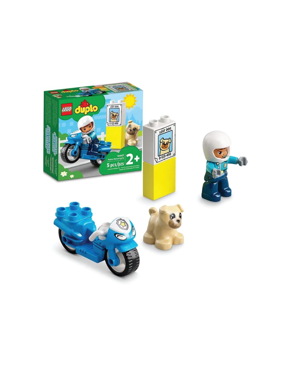 Lego duplo town police motorcycle 10967