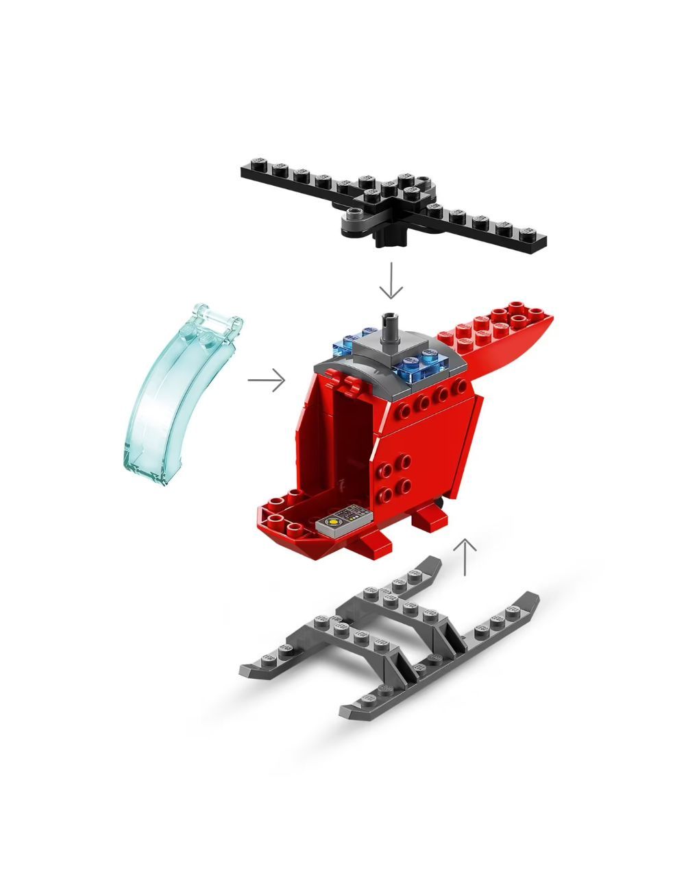 Lego city πυροσβεστικό ελικόπτερο 60318 - Lego, Lego City