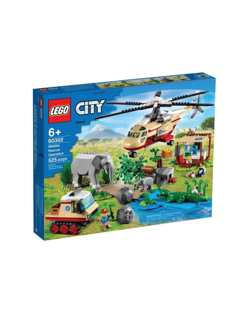 Lego city wildlife επιχείρηση διάσωσης άγριων ζώων  60302