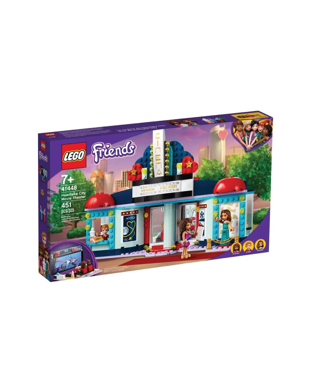 Lego  friends κινηματογράφος της χάρτλεϊκ σίτυ 41448