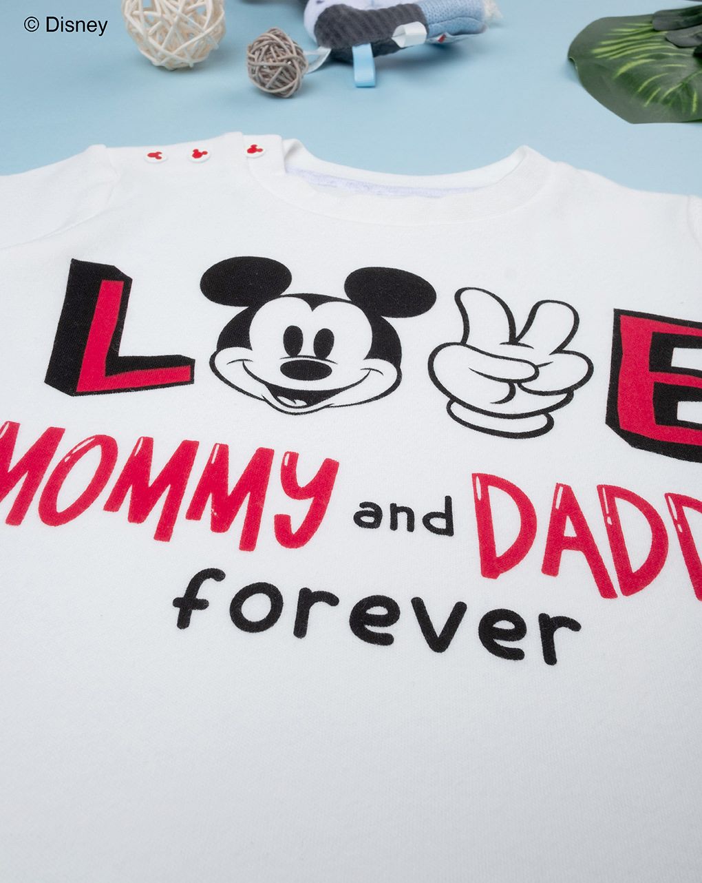 πιτζάμα valentine's day mickey για αγόρι - Prénatal