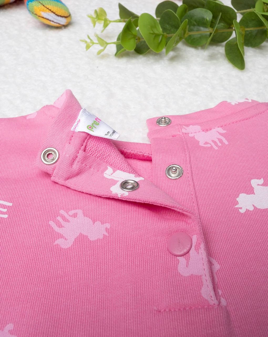 βρεφικό σετ μπλούζα φούτερ και κολάν με μονόκερο για κορίτσι - Prénatal