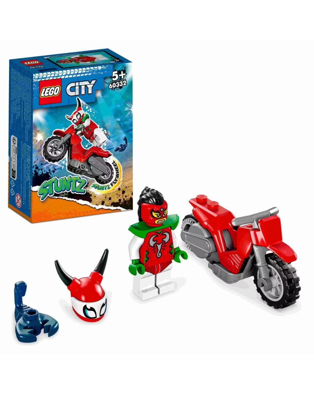 Lego city stuntz ακροβατική μηχανή ριψοκίνδυνος σκορπιός 60332 - Lego, Lego City