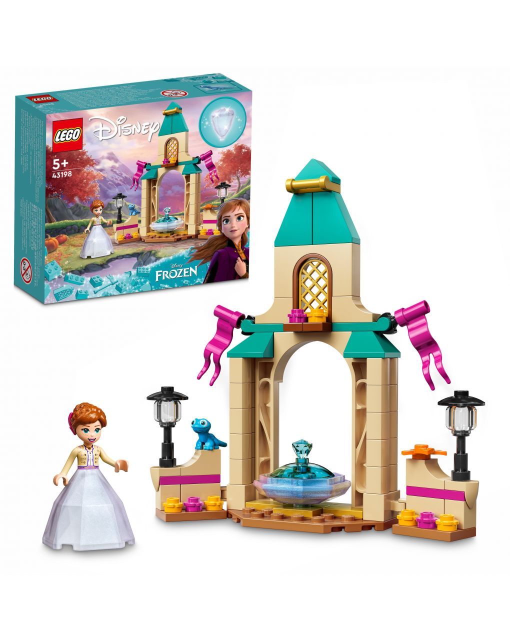 Lego  disney princess η αυλή του κάστρου της άννας 43198 - LEGO