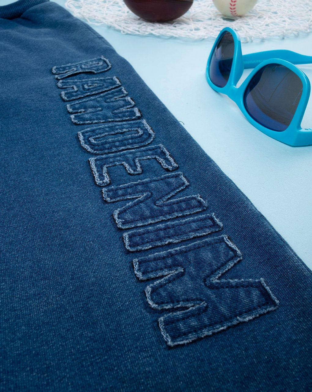 παιδικό τζιν παντελόνι μπλε indigo για αγόρι - Prénatal