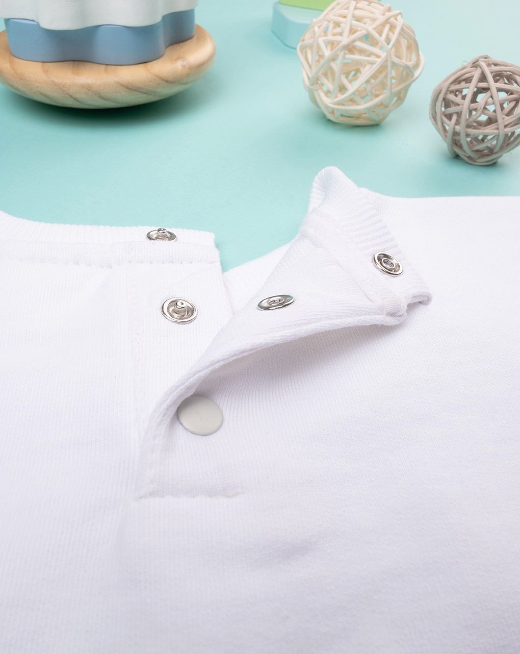 βρεφική μπλούζα λευκή indigo για αγόρι - Prénatal