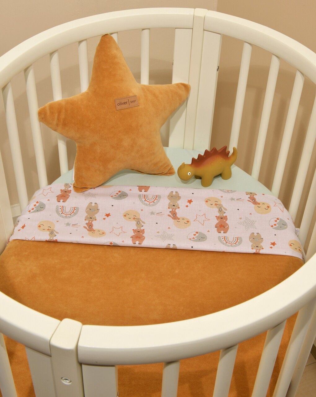 Baby oliver minky κουβέρτα αγκαλιάς καμηλό 46-6725/410 - BABY OLIVER