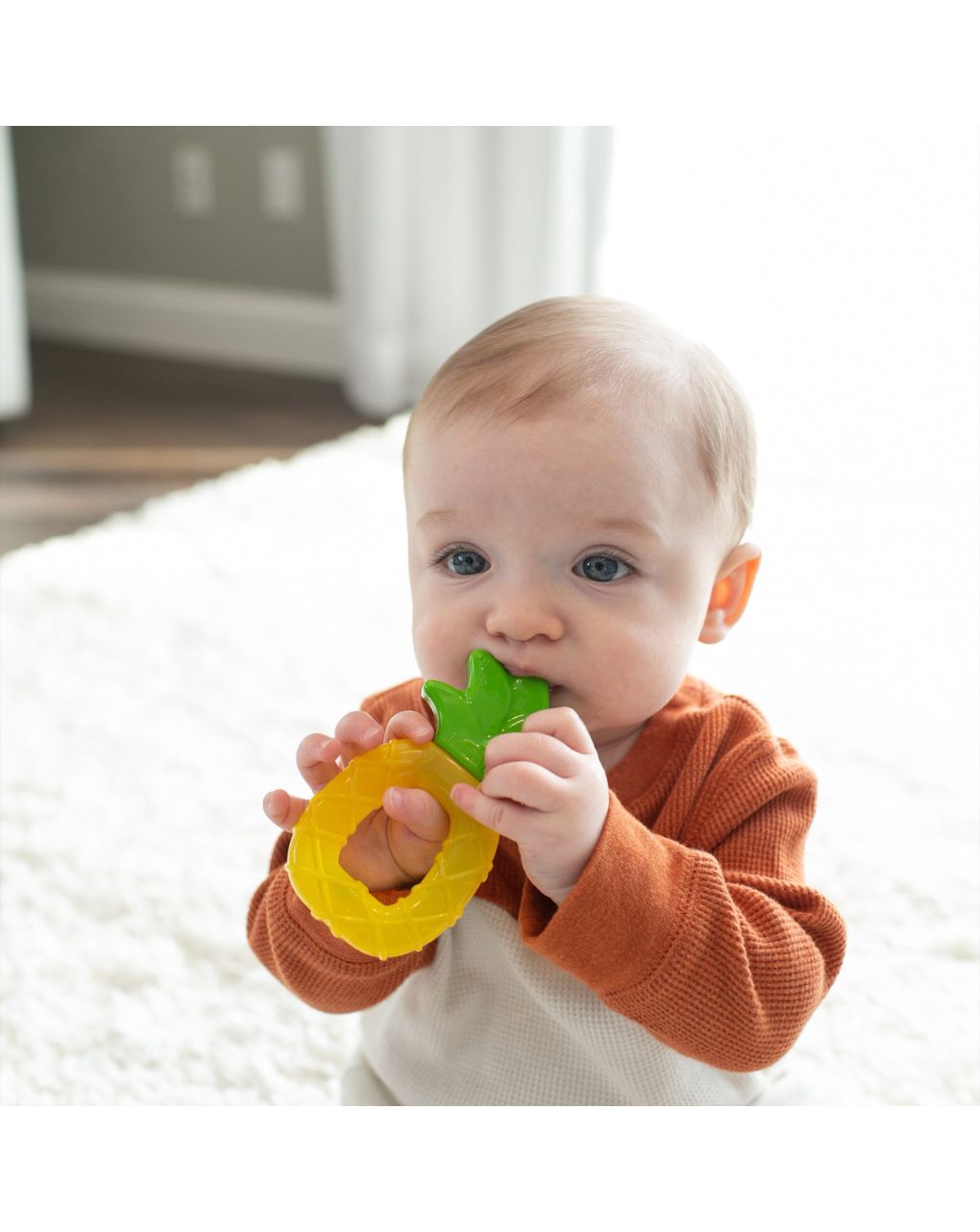 Dr. brown's δροσιστικός κρίκος οδοντοφυΐας 3m+ ανανάς 112.70.1hc.391 - Dr Browns