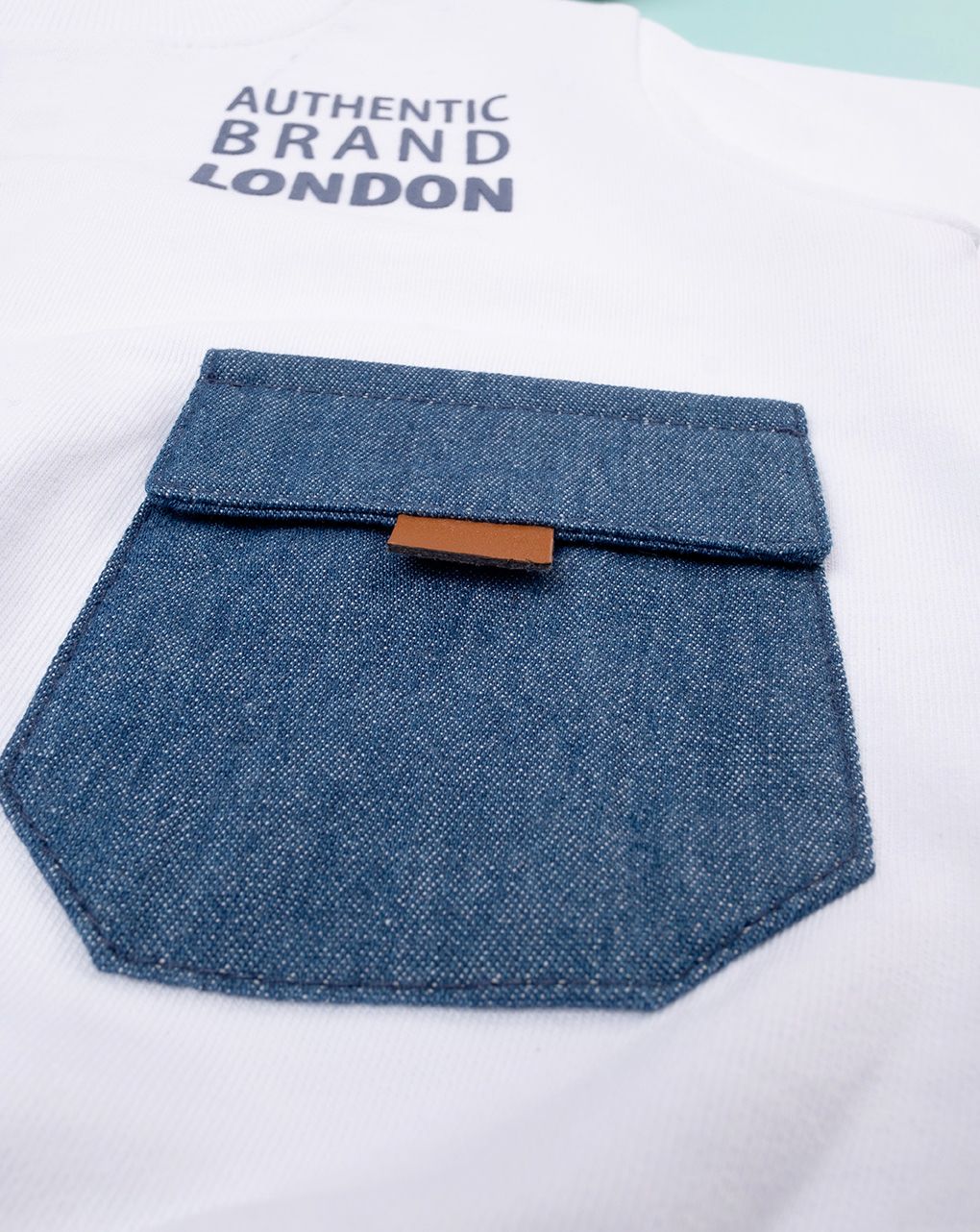 βρεφική μπλούζα λευκή indigo για αγόρι - Prénatal