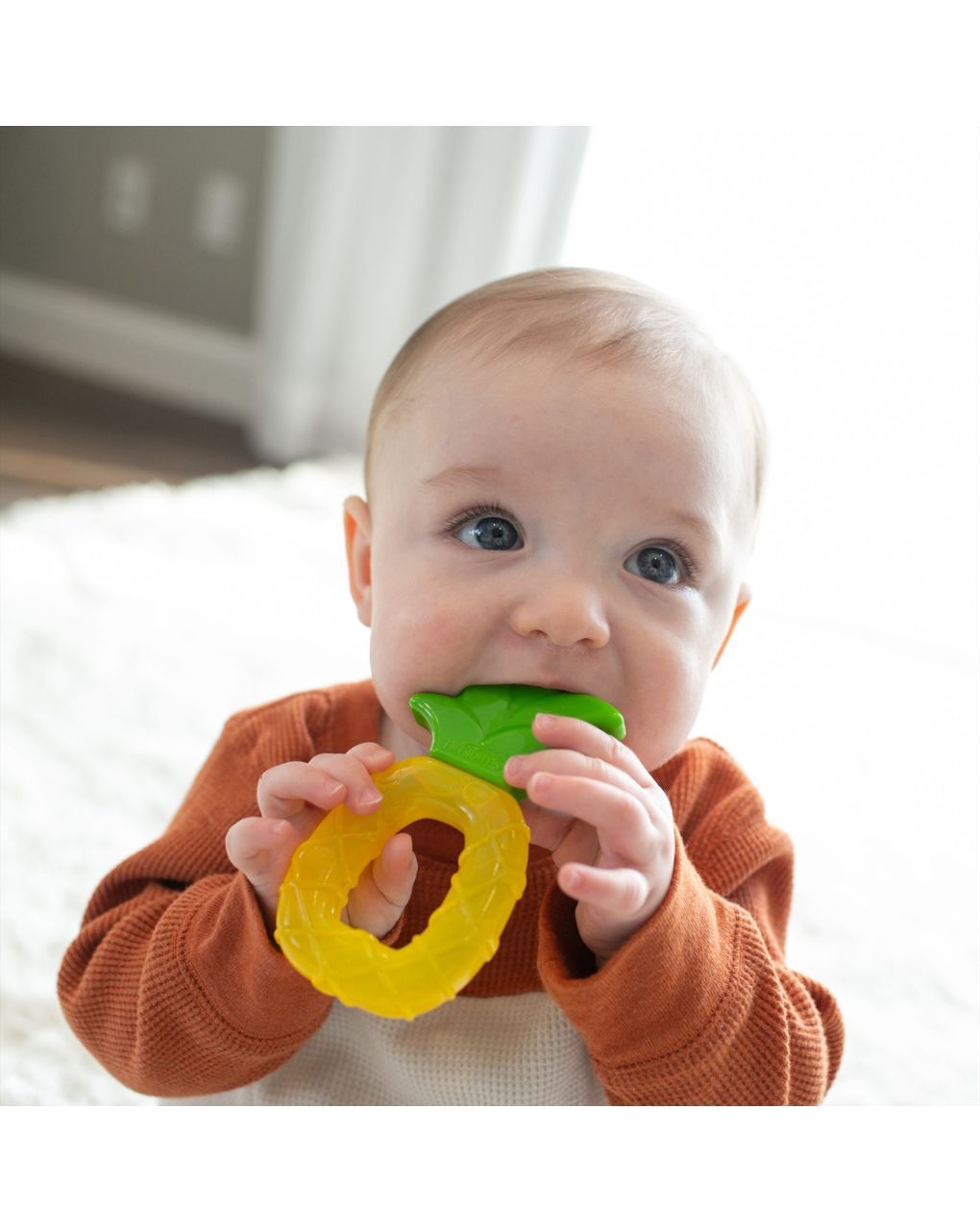 Dr. brown's δροσιστικός κρίκος οδοντοφυΐας 3m+ ανανάς 112.70.1hc.391 - Dr Browns