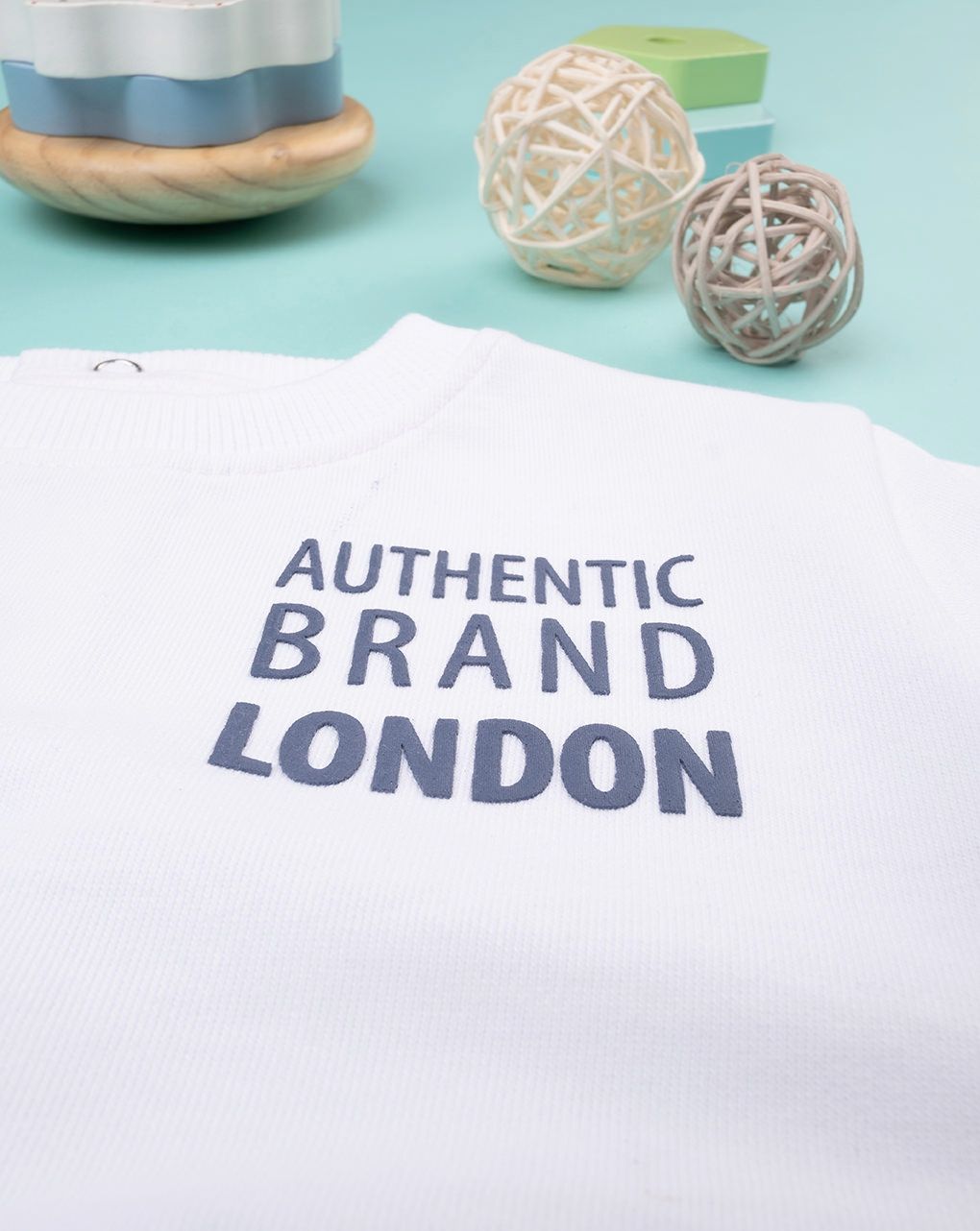 βρεφική μπλούζα λευκή indigo για αγόρι - Prénatal