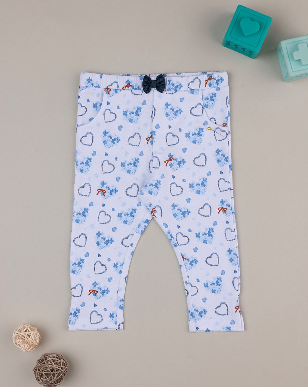 βρεφικό κολάν λευκό indigo για κορίτσι - Prénatal