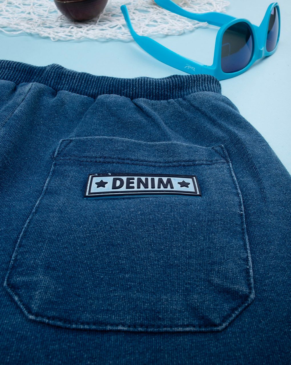 παιδικό τζιν παντελόνι μπλε indigo για αγόρι - Prénatal