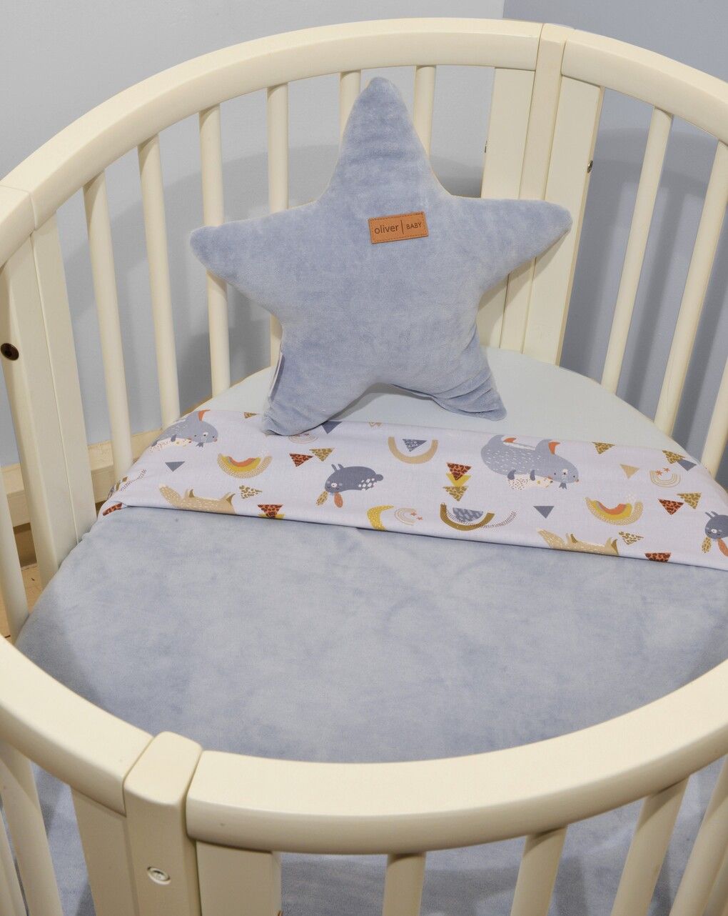 Baby oliver minky κουβέρτα αγκαλιάς γαλάζιο 46-6725/411 - BABY OLIVER