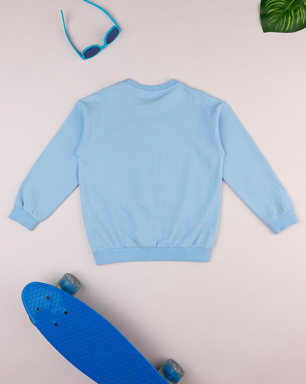 παιδική μπλούζα φούτερ γαλάζια indigo για αγόρι - Prénatal