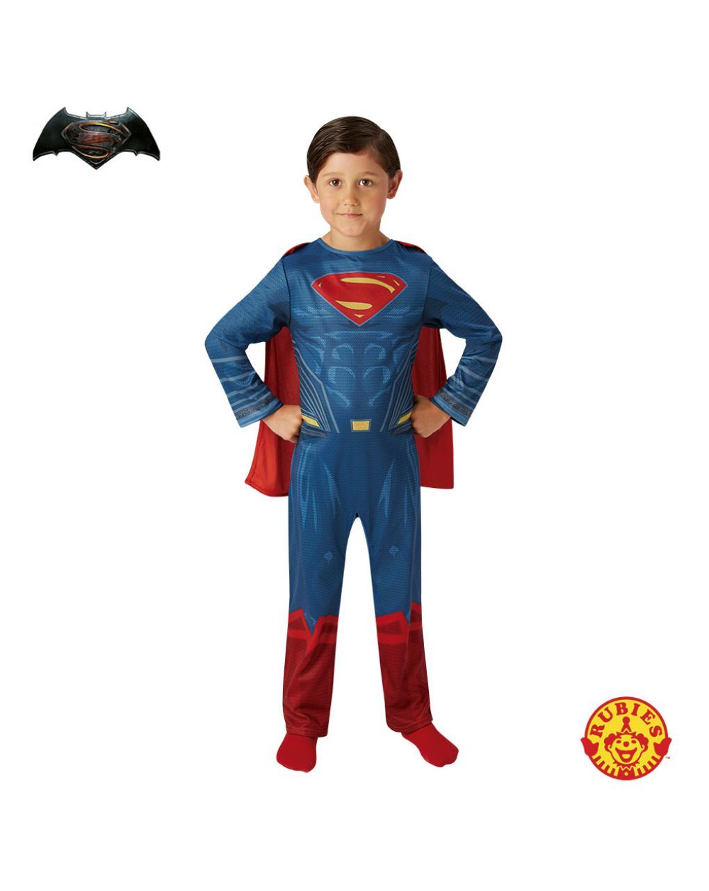 Rubie's παιδική αποκριάτικη στολή κλασικός superman large 640811l