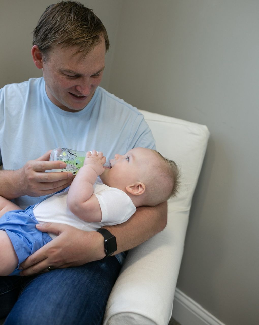 Dr. brown's options+ πλαστικό μπιμπερό με φαρδύ λαιμό & anti-colic ελέφαντας 150ml 112.70.1hc.387 - Dr Browns