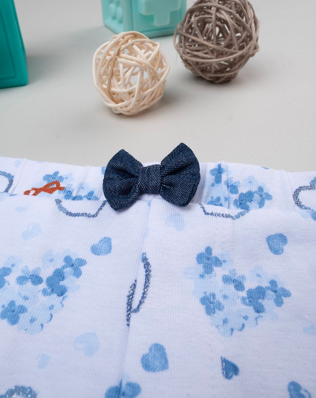 βρεφικό κολάν λευκό indigo για κορίτσι - Prénatal