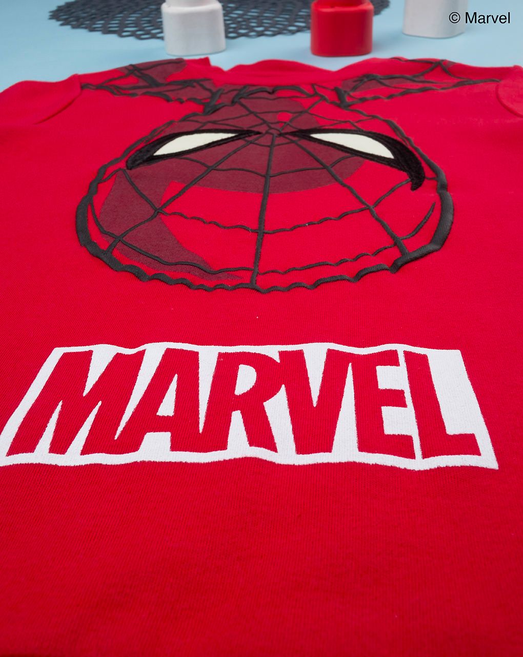 παιδική πιτζάμα κόκκινη/γκρι με το spiderman για αγόρι - Prénatal