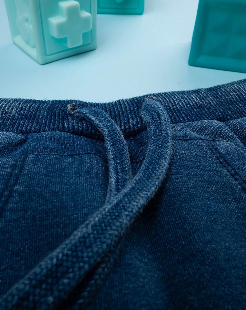 βρεφικό τζιν παντελόνι μπλε indigo για αγόρι - Prénatal