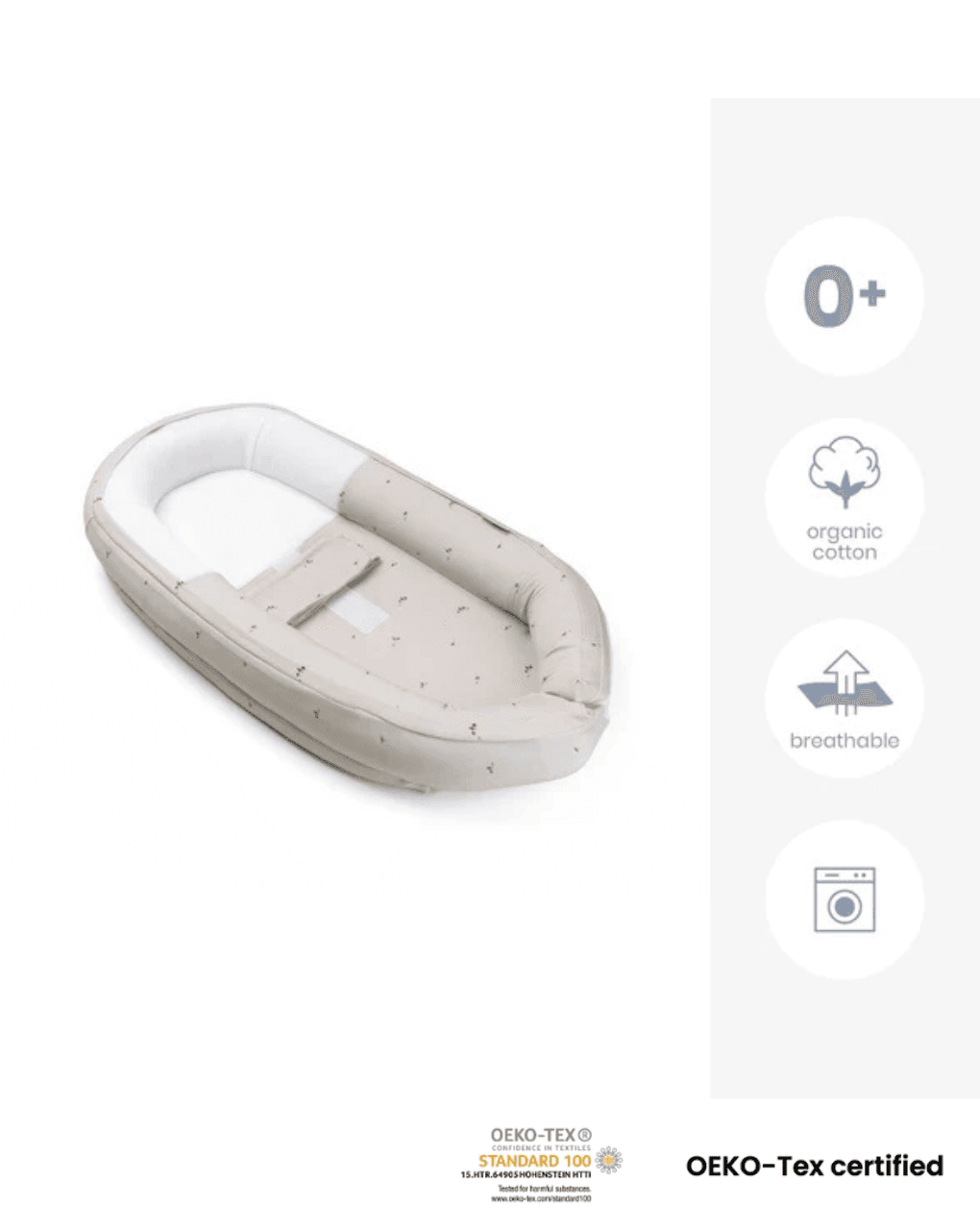 Doomoo βρεφική φωλιά cocoon mushrooms - Doomoo