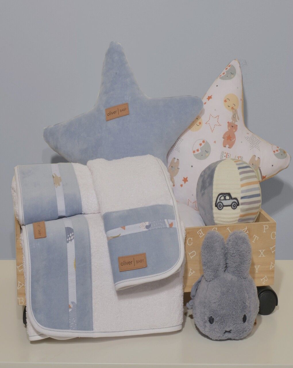 Baby oliver σετ πετσετών γαλάζιο 46-6760/411 - BABY OLIVER