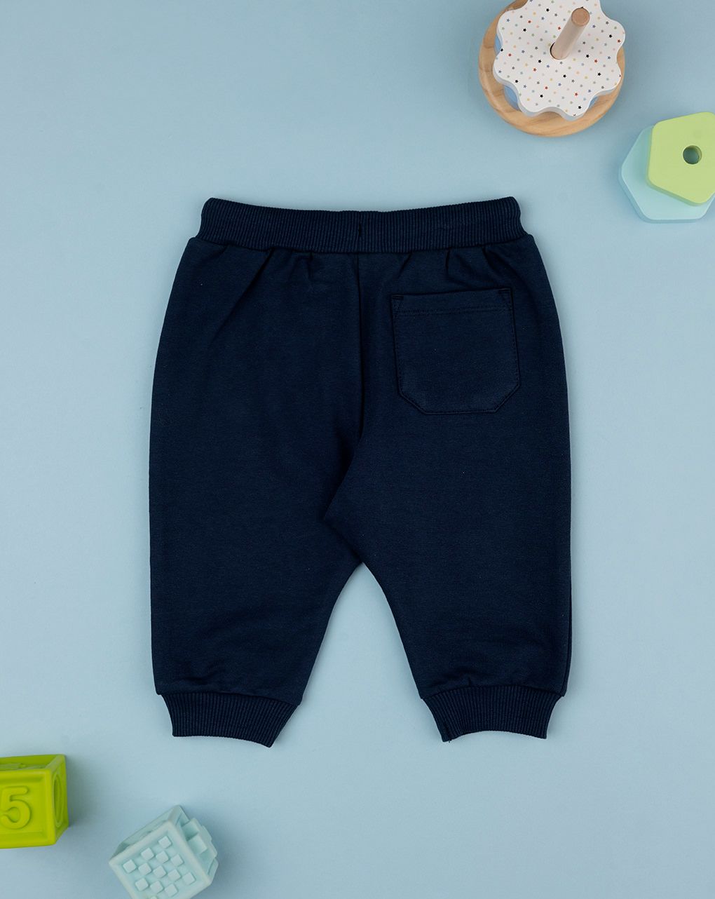 βρεφικό παντελόνι φόρμας μπλε be fun για αγόρι - Prénatal