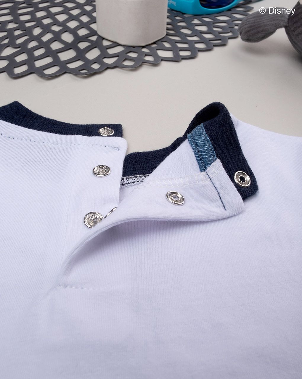 βρεφική μπλούζα λευκή με το mickey για αγόρι - Prénatal