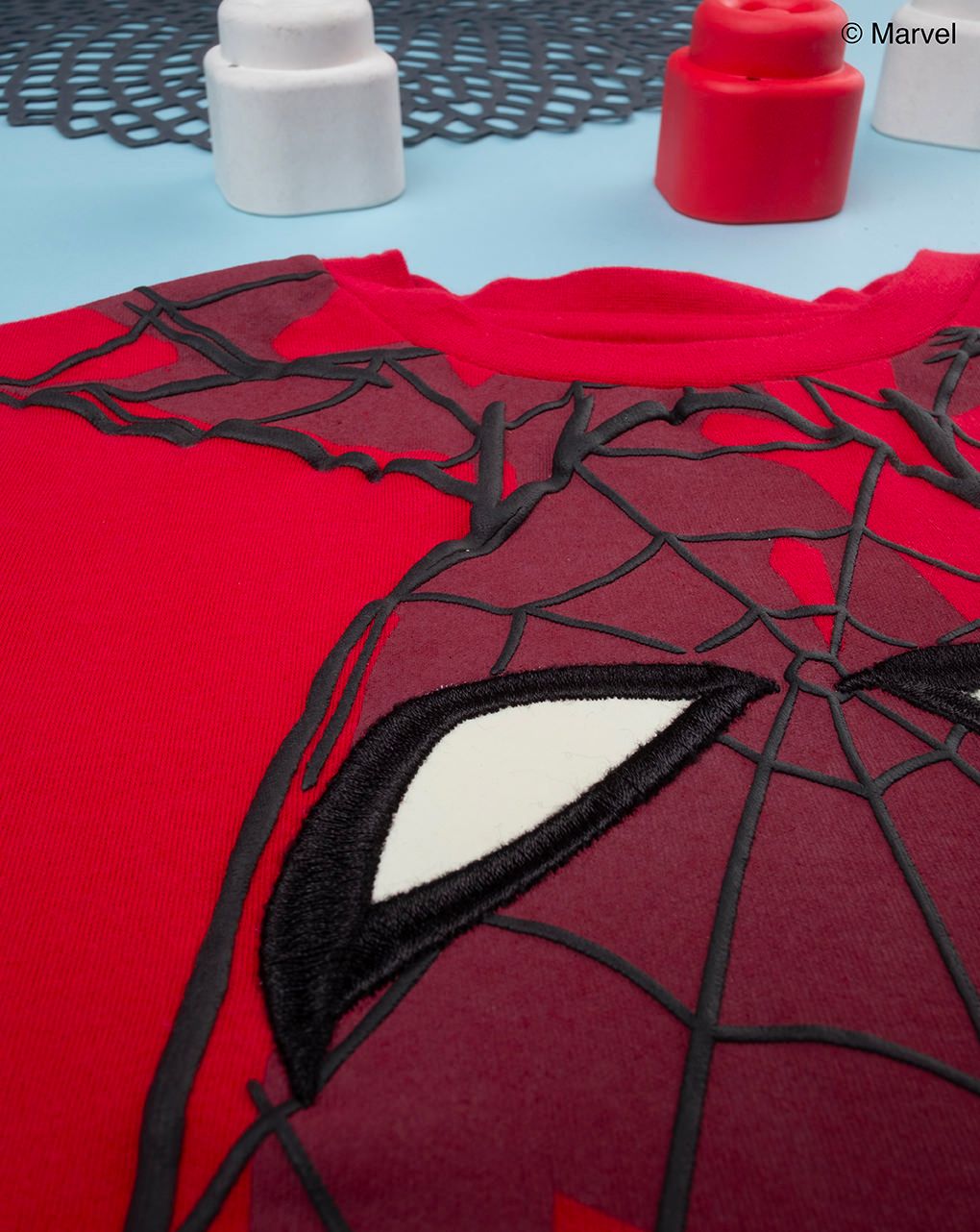 παιδική πιτζάμα κόκκινη/γκρι με το spiderman για αγόρι - Prénatal