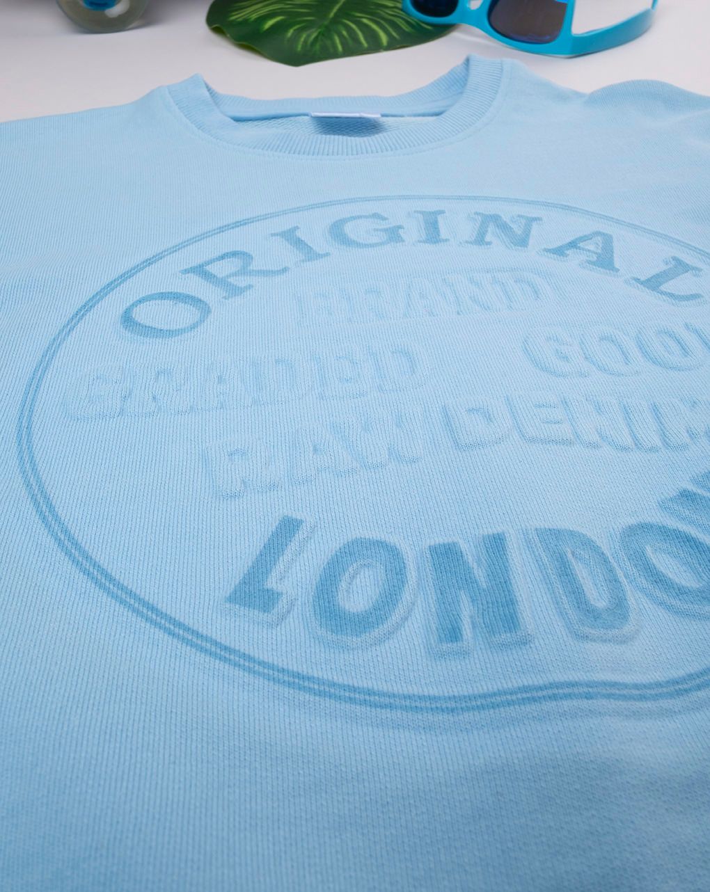 παιδική μπλούζα φούτερ γαλάζια indigo για αγόρι - Prénatal