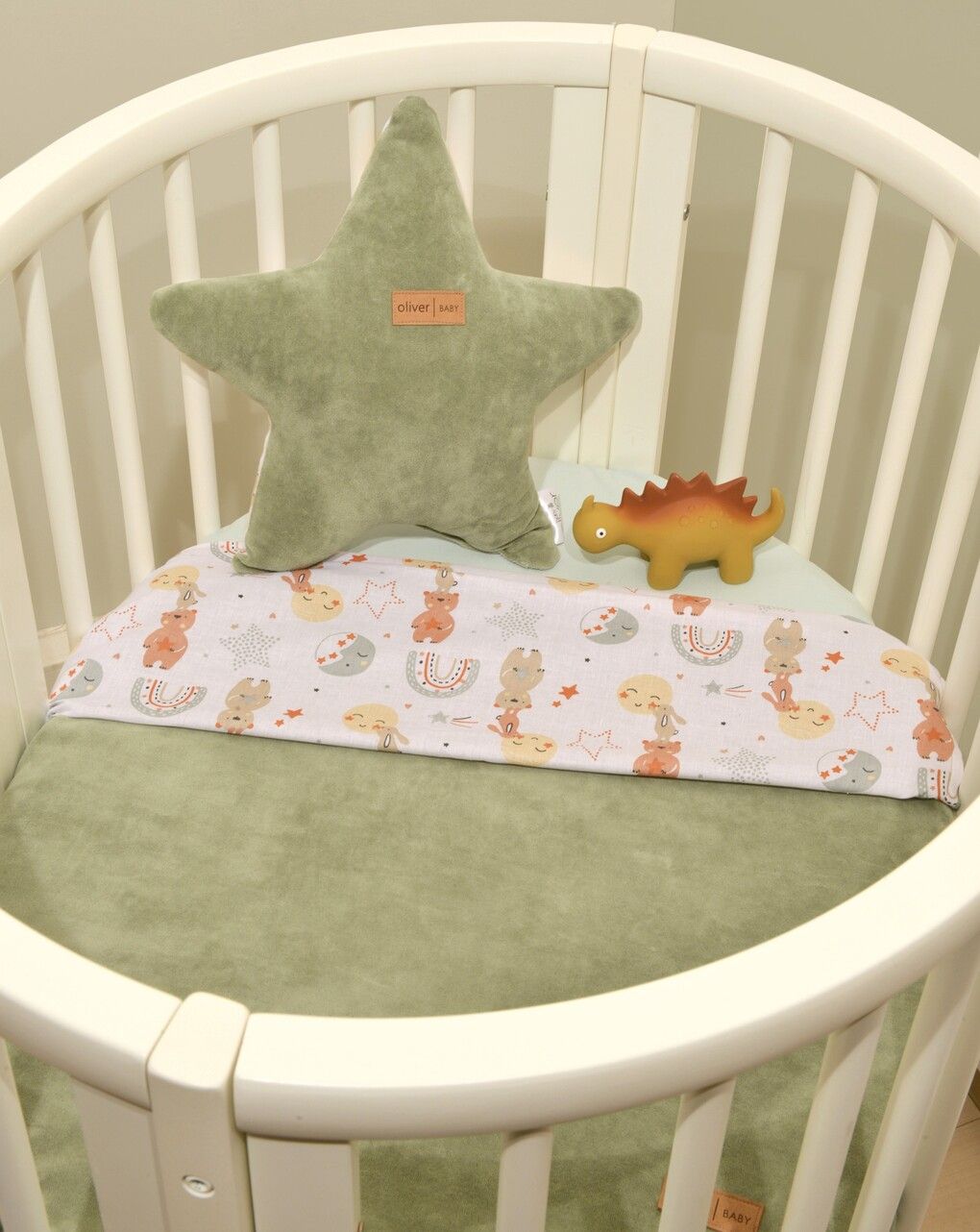 Baby oliver minky κουβέρτα αγκαλιάς λαδί 46-6725/413 - Baby Oliver