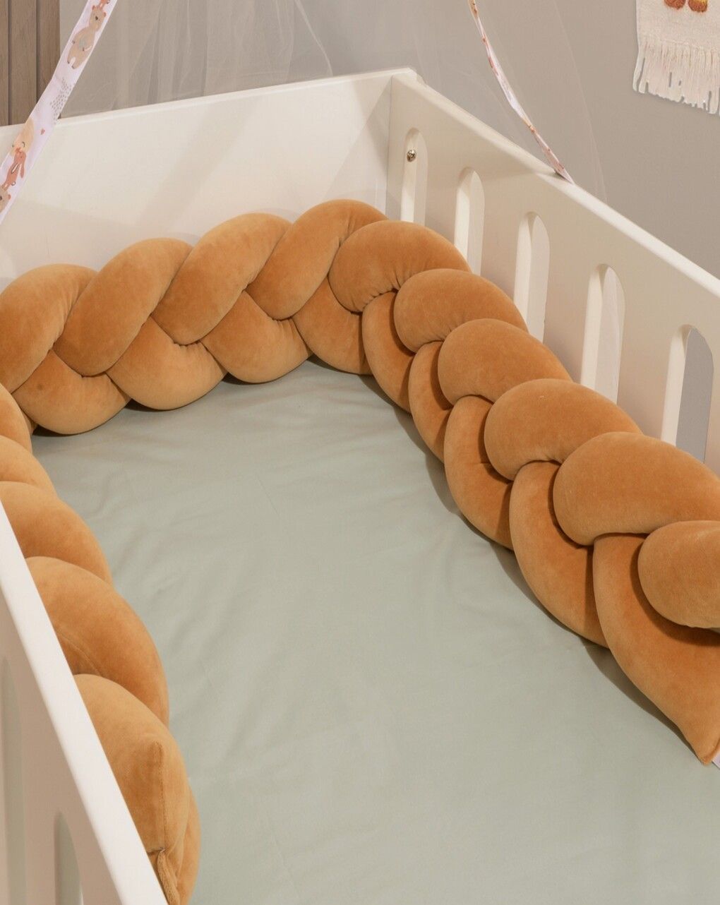 Baby oliver πάντα πλεξούδα βελουτέ καμηλό 46-6714/410 - BABY OLIVER