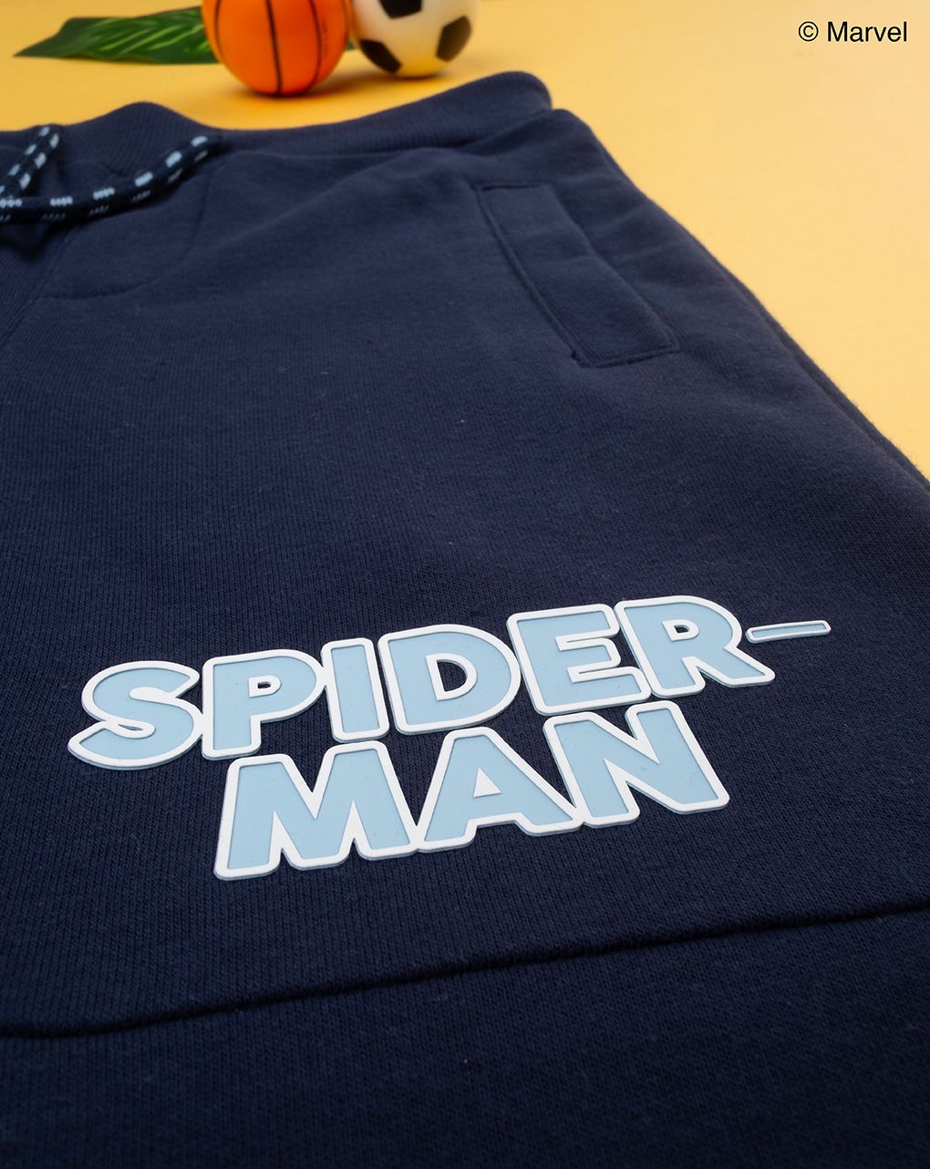 παιδικό παντελόνι φόρμας μπλε με τον spiderman για αγόρι - Prénatal