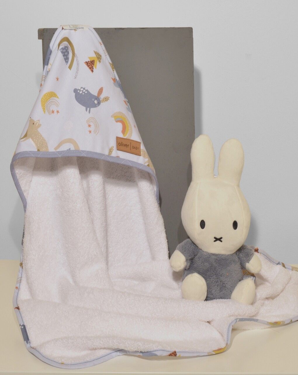Baby oliver μπουρνούζι κάπα γαλάζιο 46-6730/411 - Baby Oliver