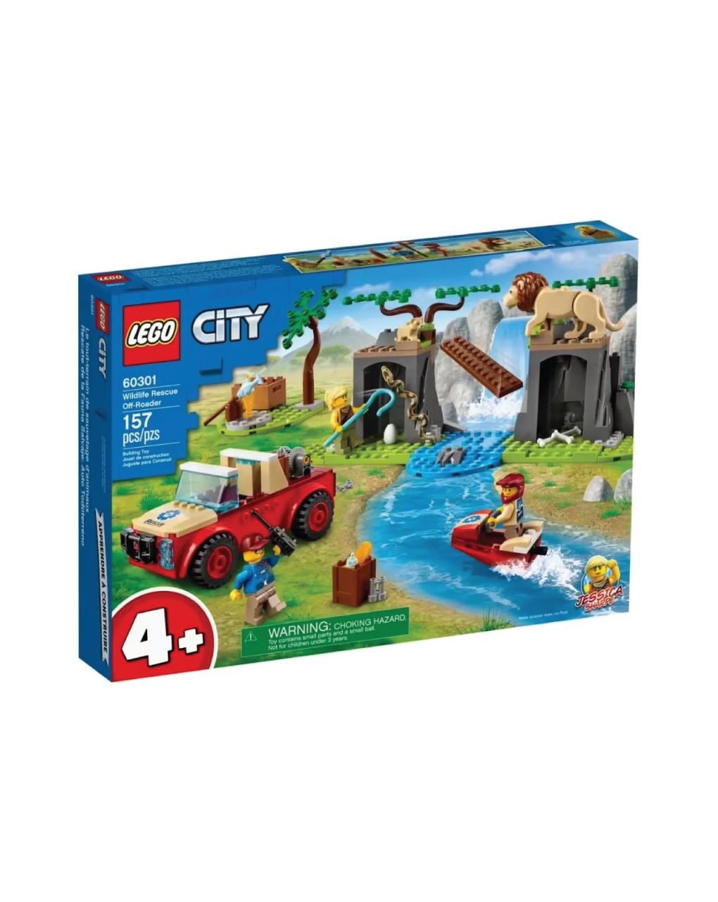 Lego city wildlife εκτός δρόμου όχημα διάσωσης άγριων ζώων  60301 - LEGO, LEGO City