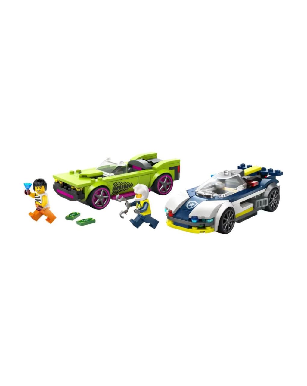 Lego city police car & muscle car chase 60415 - Lego