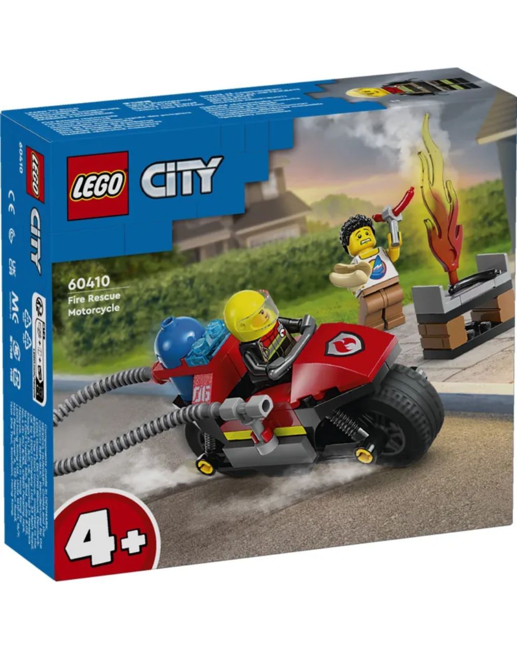Lego city fire rescue motorcycle 60410 - LEGO
