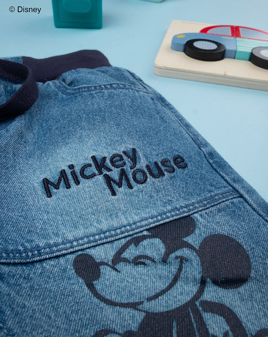 βρεφικό τζιν παντελόνι με τον mickey για αγόρι - Prénatal