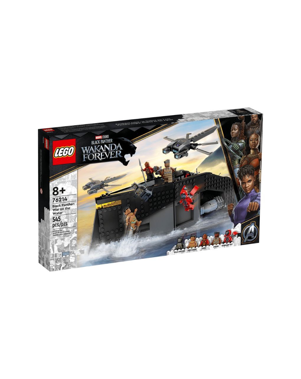 Lego super heroes marvel black panther: war on the water 76214