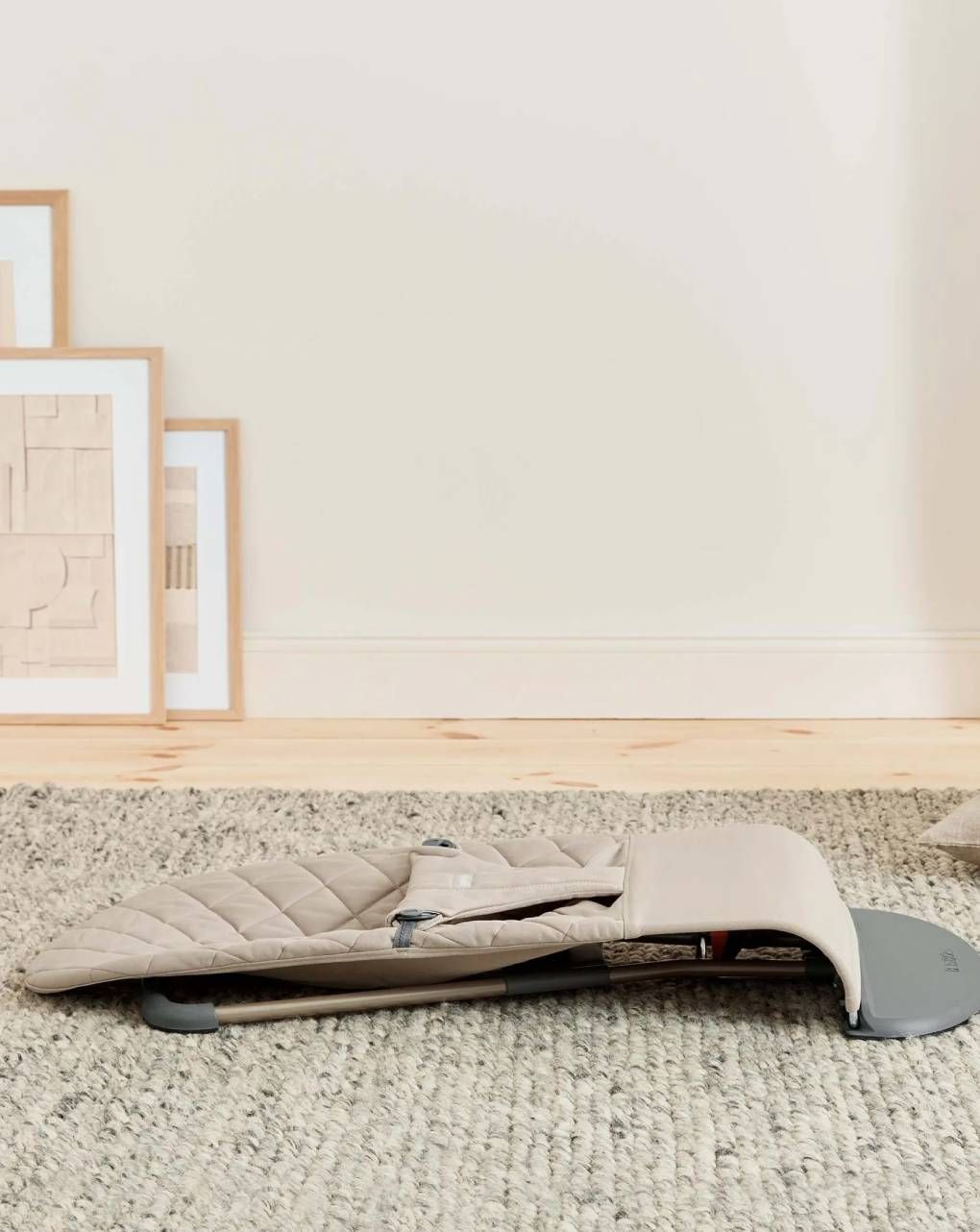 Babybjorn ριλάξ bliss, woven,c-quilt, sand grey - Baby Bjorn