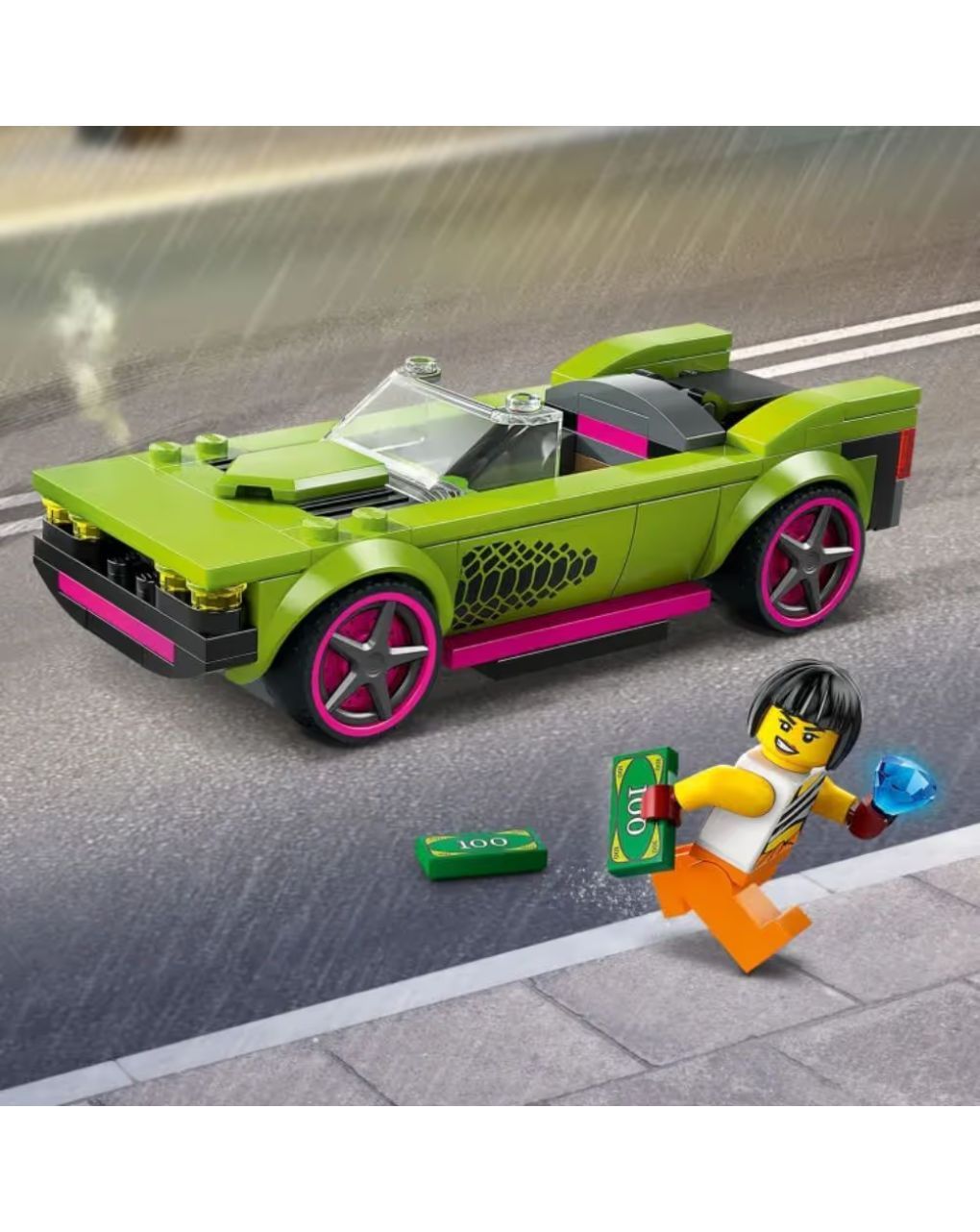 Lego city police car & muscle car chase 60415 - Lego