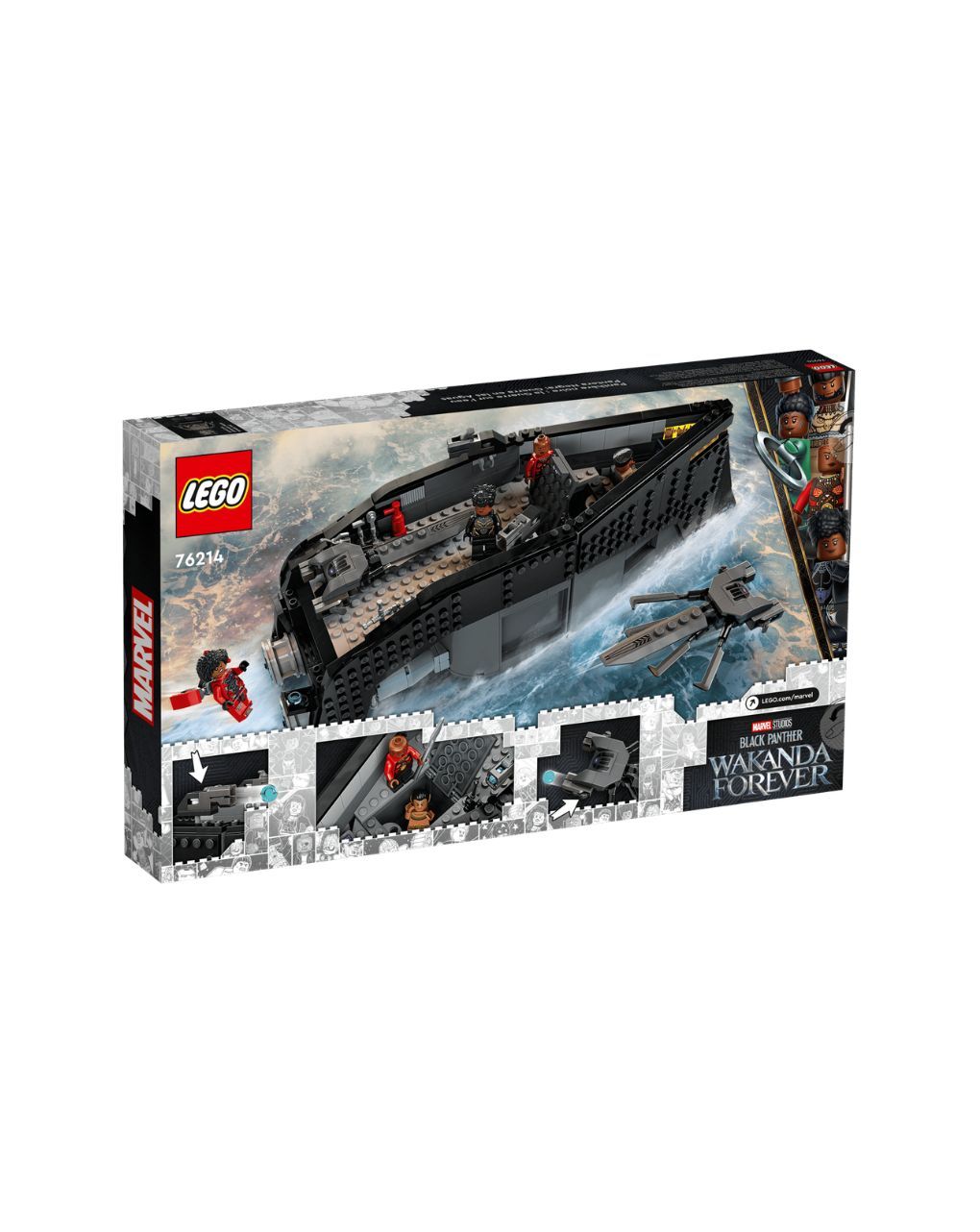 Lego super heroes marvel black panther: war on the water 76214 - LEGO, LEGO Marvel Super Heroes